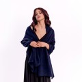 bridal stole szal granatowy.jpg