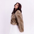 kurtka płaszczyk futro ślubne bridal stole