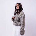 BRIDAL STOLE FUTRO ŚLUBNE OKRYCIE NARZUTKA